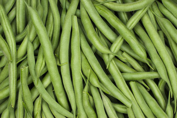 string beans on the table