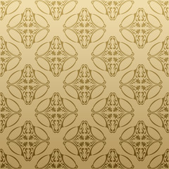 seamless retro background flower