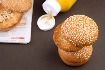 Hamburger bun