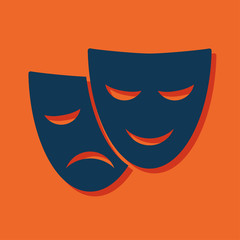 theatre masks icon