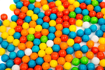 colored jelly beans gum