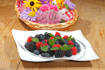 Blaubeeren, Himbeeren, Brombeeren