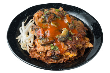 mussel omelette
