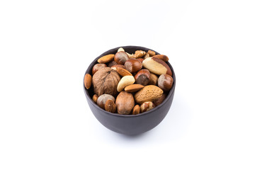 Nuts mix in bowl