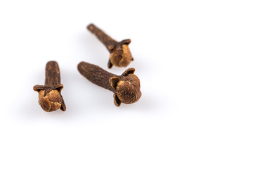Cloves isolated on white background