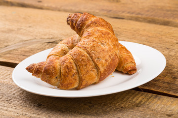 Fresh baked croissants