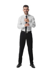 Businessman isolated portrait