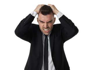 Businessman isolated portrait