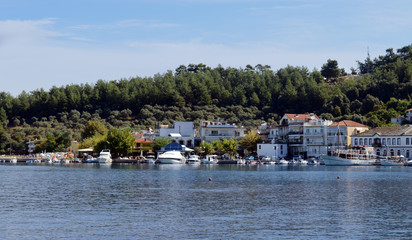 Obraz premium Old port in Limenas