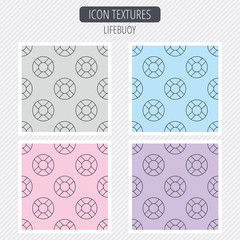 Lifebuoy icon. Lifebelt sign.