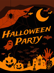 Halloween vector background