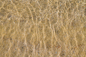 Fototapeta premium The beach of the Black Sea in the Crimea in the summer