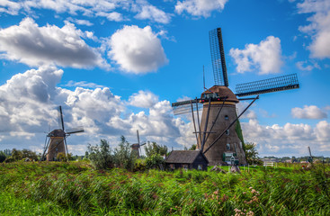 Windmühlen in Kinderdijk, Niederlande
