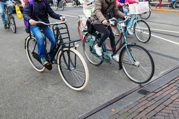 Fototapeta premium Radfahrer