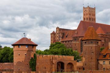 Fototapeta premium walls of Malbork castle
