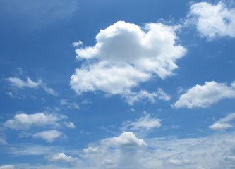 Naklejka premium blue sky