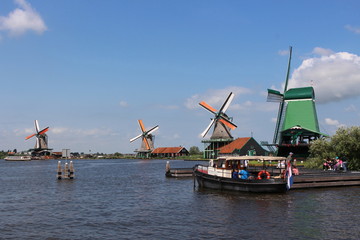 Windmühlen an der Zaan in Holland