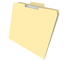 Blank Manila Folder Documents File Archive History