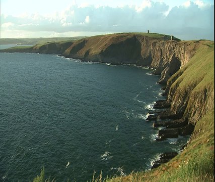 Old Head golf in late afternoon light