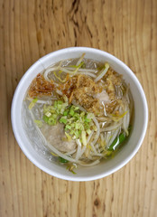 porkball noodle clear soup