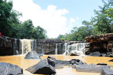 Tatton National Park 17 August 2015:" Tatton Waterfall" Chaiyaphum Thailand