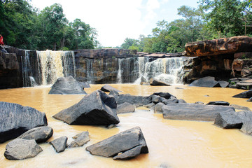 Tatton National Park 17 August 2015:" Tatton Waterfall" Chaiyaphum Thailand
