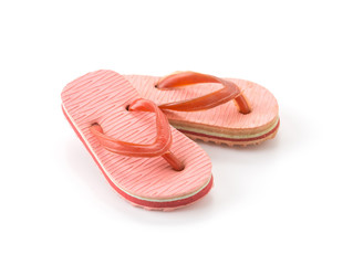 mini sandal on white background