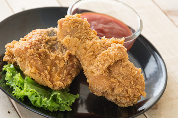 fried crispy chicken