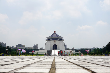 Obraz premium Chiang Kai Shek memorial hall in Teipei, Taiwan