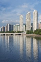 Residential buildings in Hong Kong