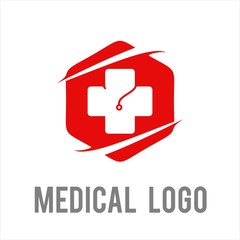 Medical Medicine Medic Hospital logo icon vector 