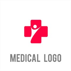 Medical Medicine Medic Hospital logo icon vector 