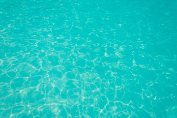 Blue ripple water wave in sea ocean.