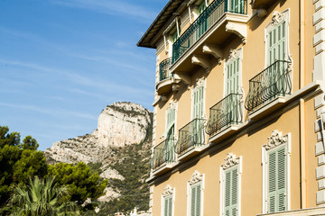 Fototapeta na wymiar Cote d'Azur Monaco. beautiful views of the city