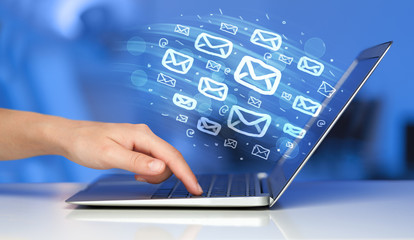 Concept of sending e-mails
