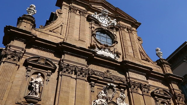 Tilt Shot Chiesa Santi Michele e Gaetano, San Gaetano Church at Florence Tuscany Italy