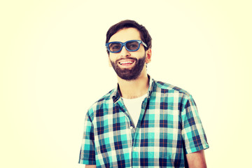 Young man with sunglasses.