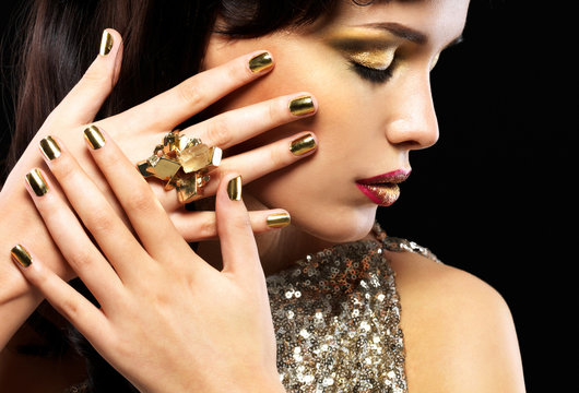 21,836 BEST Gold Manicure IMAGES, STOCK PHOTOS & VECTORS | Adobe Stock