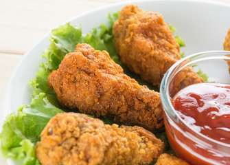 fried crispy chicken