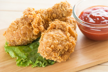 fried crispy chicken