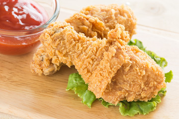 fried crispy chicken