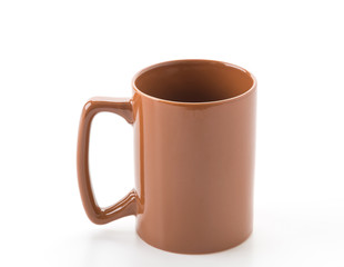 empty cup of coffee or mug