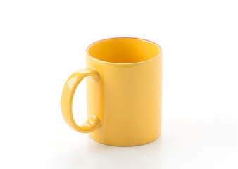 empty cup of coffee or mug