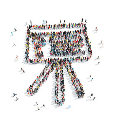 people  shape  sign  party