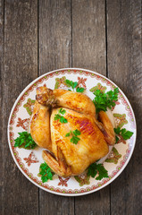 whole roasted chicken
