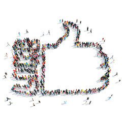 people shape  like cartoon