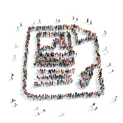 people  shape  sheet cartoon