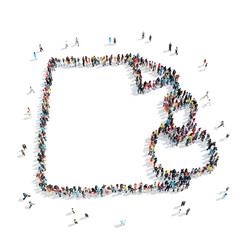 people  shape  sheet cartoon