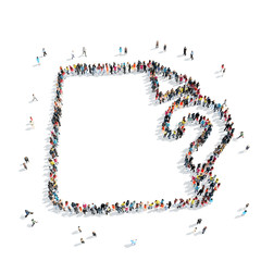 people  shape  sheet cartoon