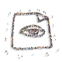 people  shape  sheet cartoon